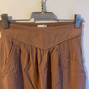 Wilfred Terracotta Midi Skirt